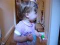 Lily walking