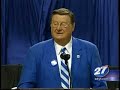 joe b. hall speaks of his time with mr. wildcat bill keightley. memorial service held in rupp arena.