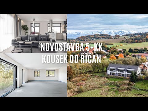 Video Novostavba 5+kk kousek od Říčan