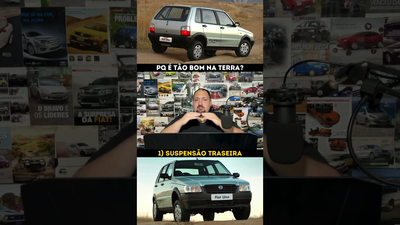 Quais os motivos que levaram o Fiat Uno ser um carro tão bom em estradas de terra? #fiatuno #fiat