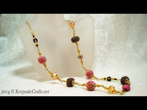 how to attach beads to chain