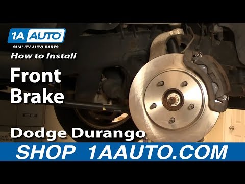 How To Install Replace Front Brakes Dodge Durango 04-09 1AAuto.com