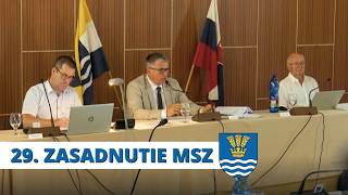 29. Zasadnutie Mestského zastupiteľstva v Sobranciach