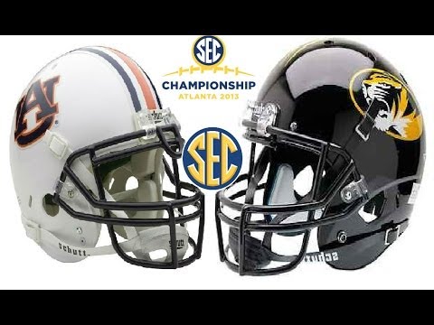 SEC - 3 Auburn Tigers vs #5 Missouri Tigers at the Georgia Dome in Atlanta, GA on December 7, 2013 for the 2013 Southeastern Conference Championship.