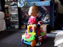 Chenchen 8 Months: Learning to ride