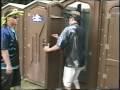 jim and bob take a bathroom break before returning to dancing at art beat 2000.