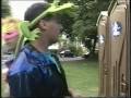 jim and bob take a bathroom break before returning to dancing at art beat 2000.