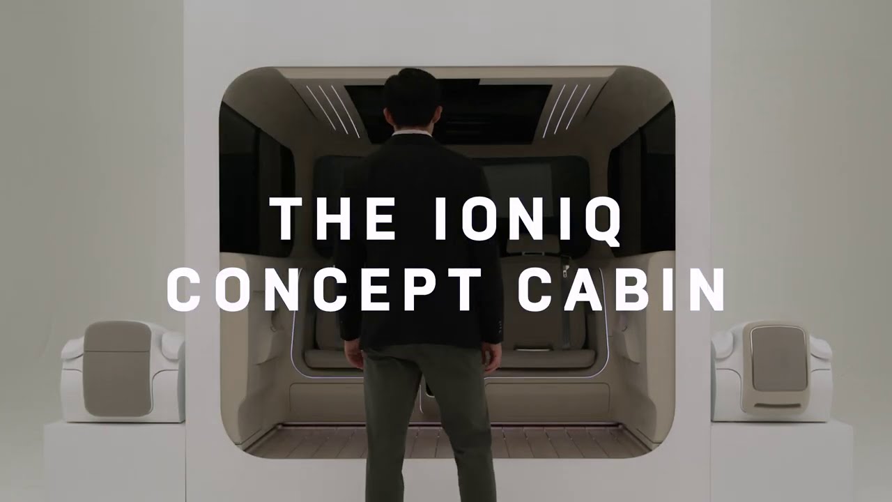 Hyundai y LG anunciaron el Ioniq Concept Cabin, un auto que se limpia solo, te sirve café y te plancha la ropa