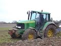 Ploegen met John Deere 6520 en Rabe Albatros Ploegen met John Deere 6520 en Rabe Albatros