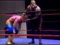 scotty flamingo turns into johnny polo. i 'm guessing this is when he started with the wwf managing adam bomb. polo brings out new unified heavyweight champion papa shango interview. shango then wrestles future ecw heavyweight champion and x division pioneer, jerry lynn. sorry for the sound out of sync.