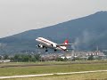 A-319 Meridiana take-off from Firenze