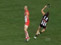 Barry Hall near miss on Shane Wakelin