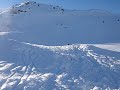 Ski jump crash