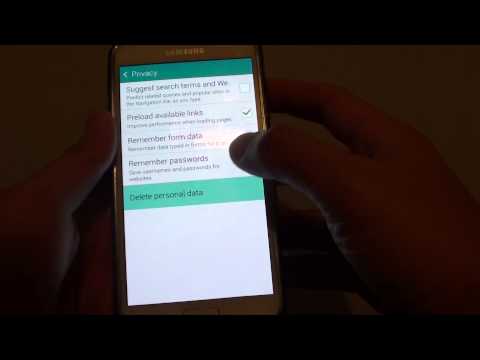 how to enable cookies on galaxy s