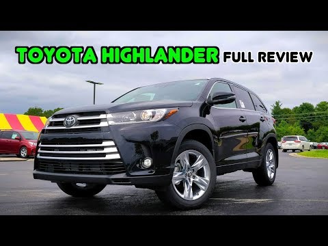 2019 toyota highlander full review  the three row sales king