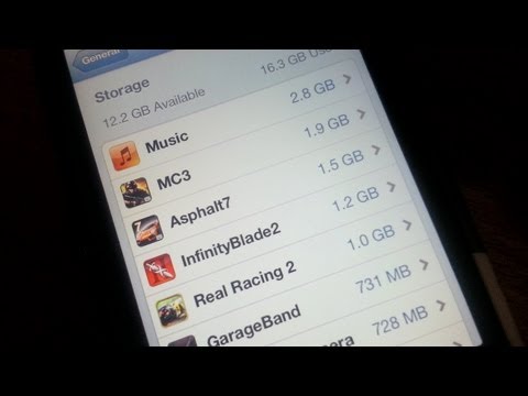 how to recover other space on ipad