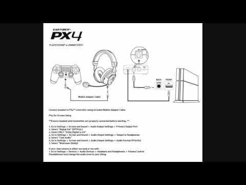 how to adjust px4 headset