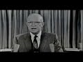 Eisenhower on the influence of the arms industry and lobbyists.