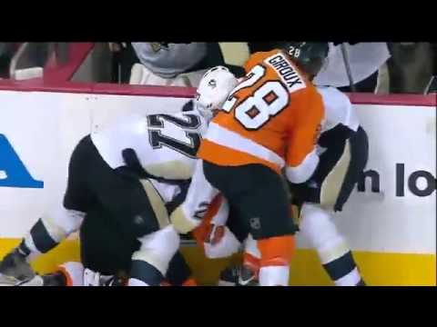 Hockey Fight: Flyers vs Penguins Brawl ECQF Game
