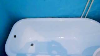 3) super-эмалировка ванн москва mos-vanna  Enamelling baths   Подольск 17 мая- После