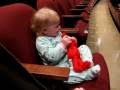 bouncing in chair