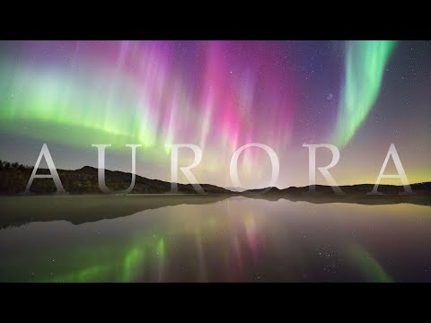AURORA - northern lights 4K timelapse compilation & relaxation