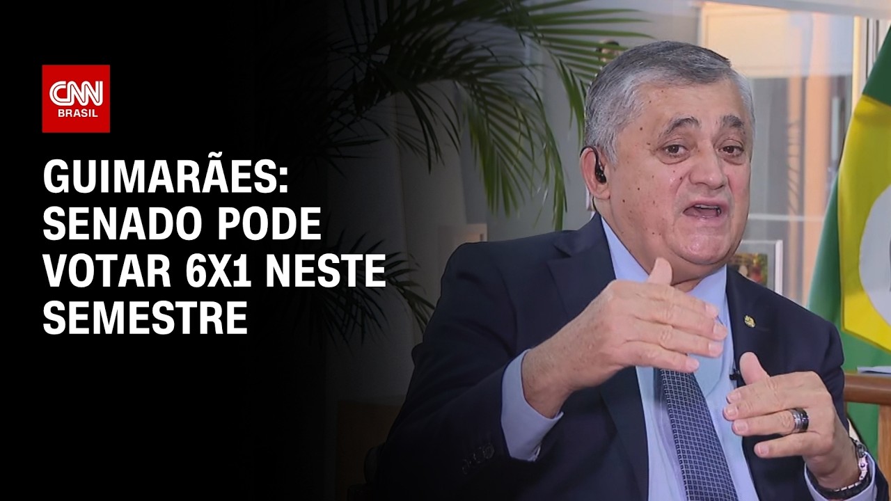 Guimarães diz que fim da escala 6x1 deve ser votado neste semestre | CNN 360º