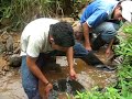 Trabajo Artesanal Minero con batea 2..WMV