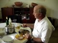 2010-05-13 | Eating Grubworms in Bouar, Central African Republic ~> Best food I've ever had. Sauce is called Chenille de Coco and it is made from a finely chopped bitterleaf and grubworms that are in season once a ... ()