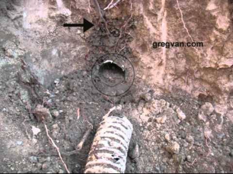 how to install ag pipe drain