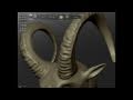 Satyr modeling in Sculptris
