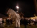 jumping over a person.