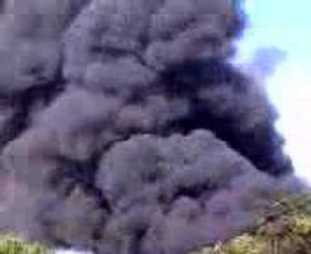 incendio a roma su via palmiro togliatti