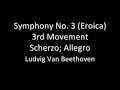 the 3rd movement of beethoven's eroica symphony.
conductor - roger norrington