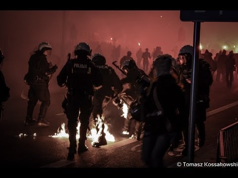 Kolejne starcia z policją na Marszu Niepodległości 2013
