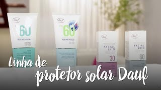 Linha de protetor solar Dauf