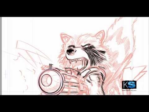 how to draw guardians of the galaxy