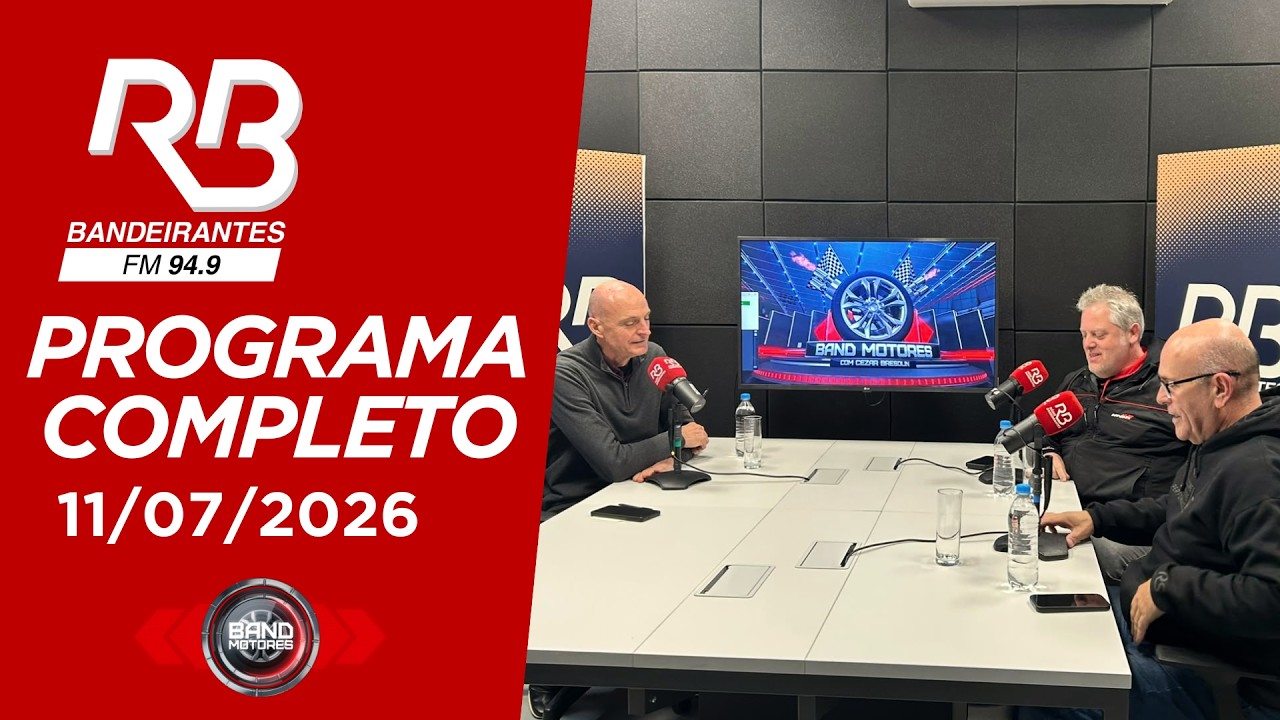 A tradição gaúcha em desenvolver carros de corrida | Band Motores na Rádio Bandeirantes | 11/07/2026