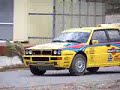 Lancia Delta HF Integrale Hellenic club - 2 Evos in track