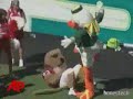 Oregon Ducks Mascot Fights the University of Houston Cougar