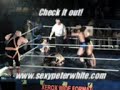 shows different clips from matches and gym with european wrestler spw peter white from austria, europe.