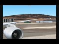 FS2004- American Airlines 757 take-off from Tegucigalpa.