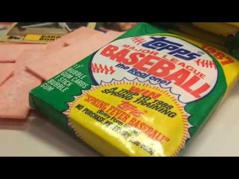Video: Can you chew bubble gum from 1987 baseball card packs?