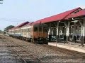 Passenger trains at Khon Kaen Thailand