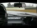 Daihatsu Charade GTTI track day in car footage.
