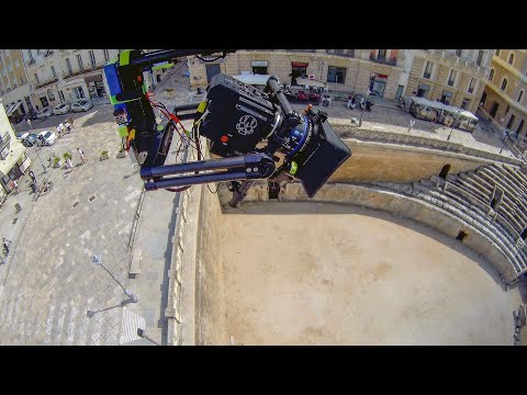 BTS documentario "Lecce città d'arte" girato con RED Monstro 8k VV
