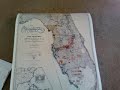 Antique, Historical map of FLorida un-boxing