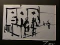 the zen board demonstrated by artist nicholas simmons using princeton synthetic sable series 4050 brushes. no paint - only water, which turns to rich black, disappearing a minute or two later to a blank, reusable state. a great way to save paper! lights and low humidity contributed to faster-than-normal drying/evaporation; however, developing speedy brushwork and thinking is invaluable for location and life painting/drawing. the video is in real time. original music by nicholas simmons. please visit: www.nicholassimmons.com