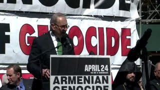 Interview with Senator Chuck Schumer at 101st Commemoration of Armenian Genocide