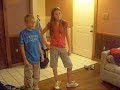 my lil bro n sis dancing to soulja boy